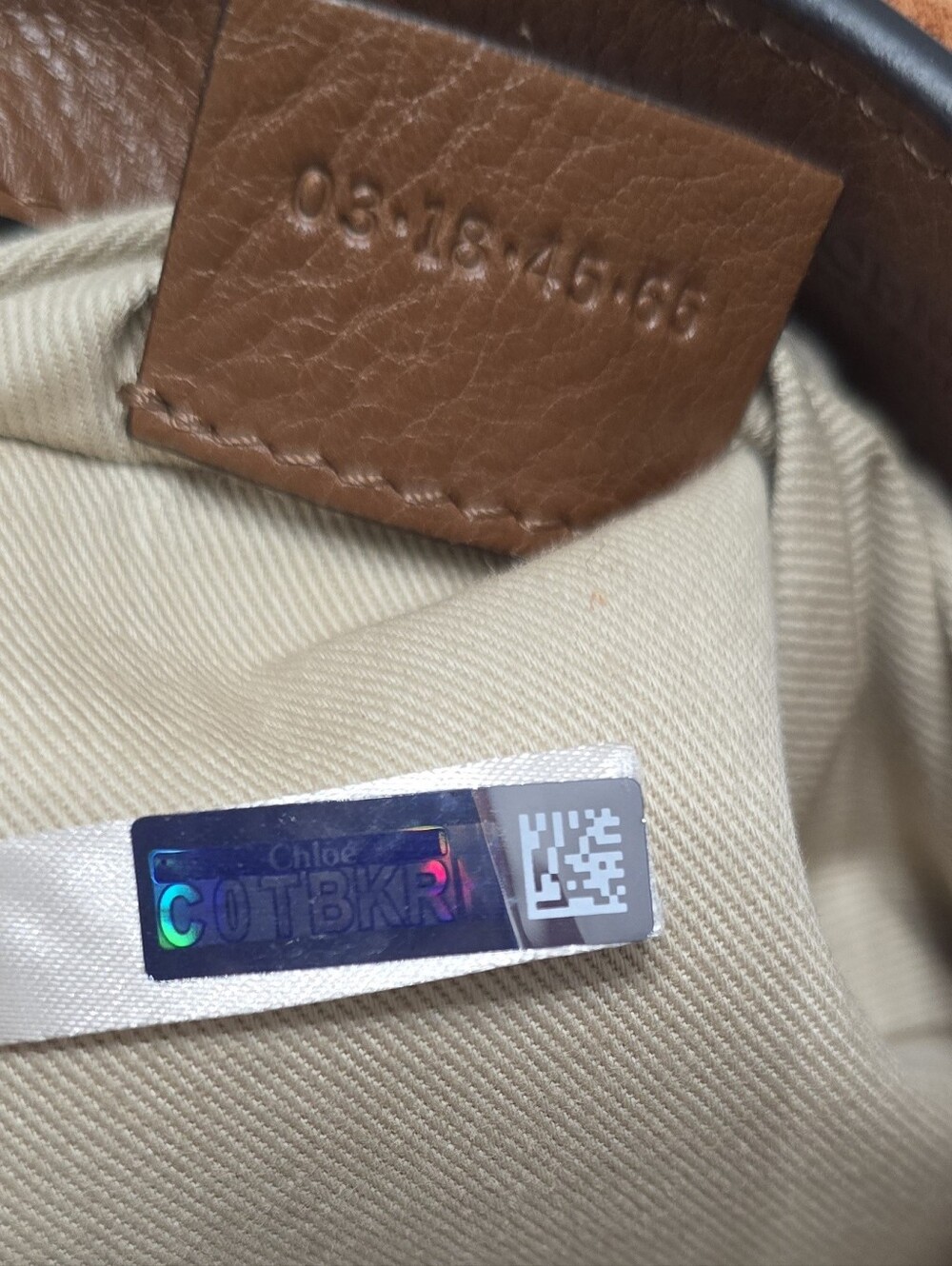 Chloé Faye Small Leather Shoulder Bag in Tan - Picture 12 of 12